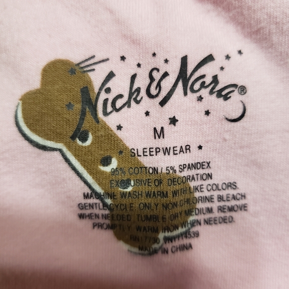 Nick & Nora womens dog print nightgown - Picture 6 of 6